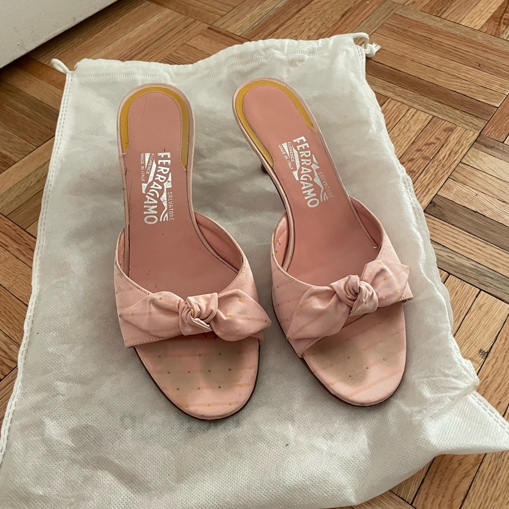 Salvatore Ferragamo kitten heels